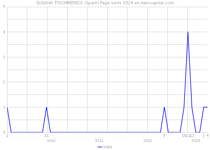 SUSANA TISCHBIERECK (Spain) Page visits 2024 