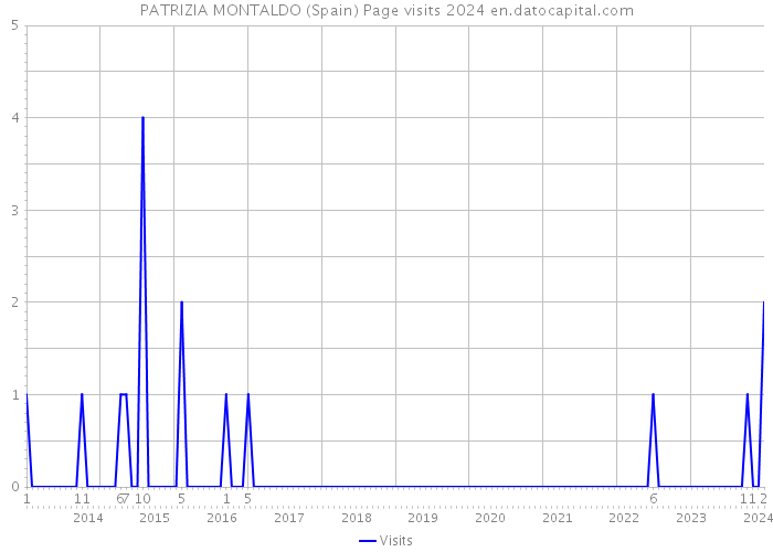 PATRIZIA MONTALDO (Spain) Page visits 2024 