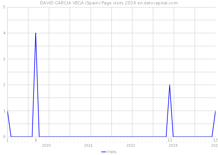 DAVID GARCIA VEGA (Spain) Page visits 2024 
