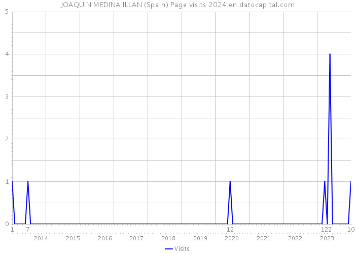 JOAQUIN MEDINA ILLAN (Spain) Page visits 2024 