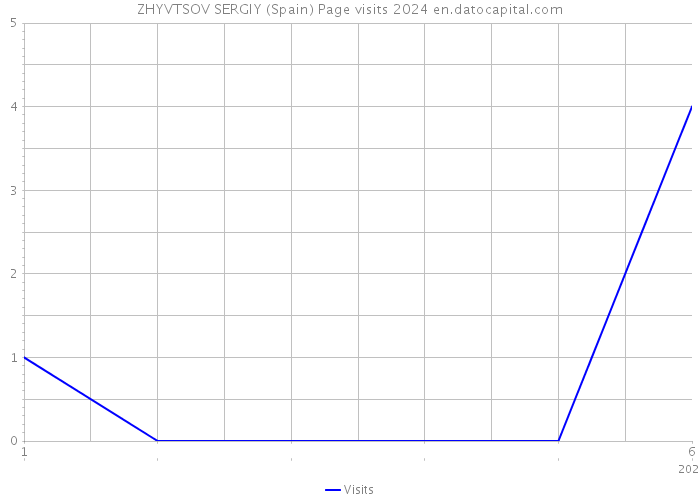 ZHYVTSOV SERGIY (Spain) Page visits 2024 