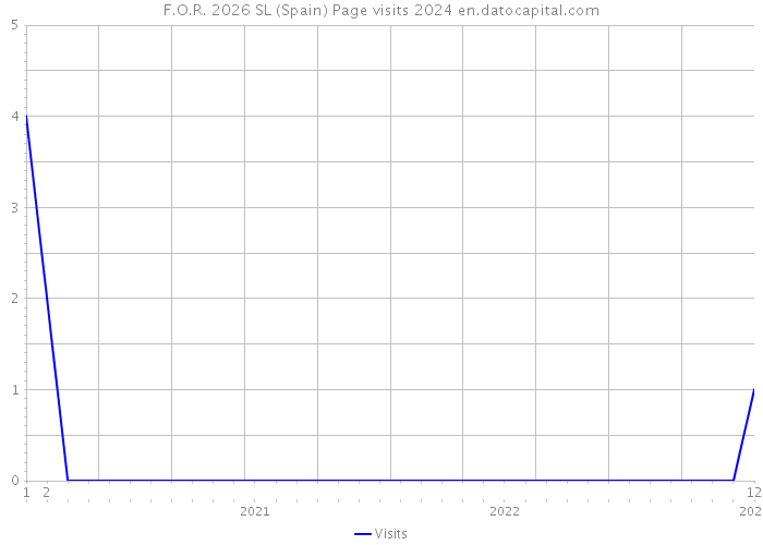 F.O.R. 2026 SL (Spain) Page visits 2024 