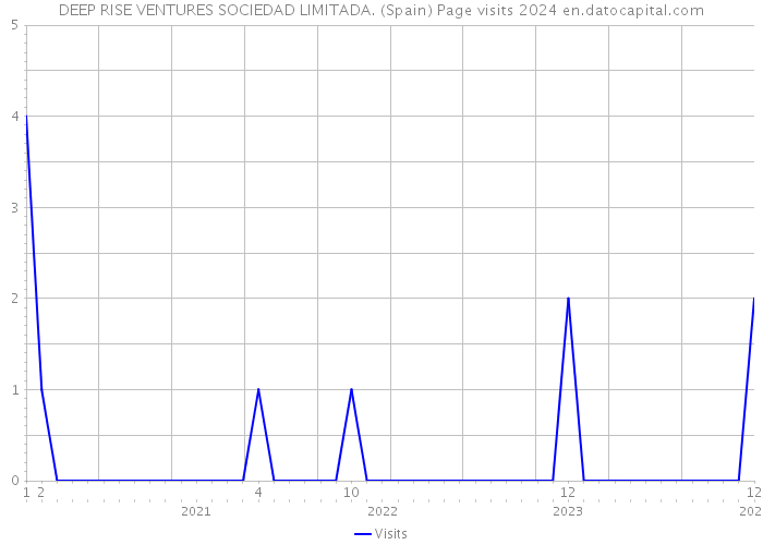 DEEP RISE VENTURES SOCIEDAD LIMITADA. (Spain) Page visits 2024 