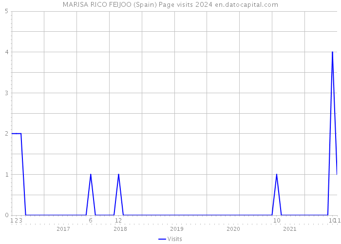 MARISA RICO FEIJOO (Spain) Page visits 2024 