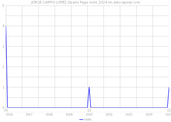 JORGE CARPIO LOPEZ (Spain) Page visits 2024 