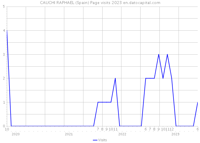 CAUCHI RAPHAEL (Spain) Page visits 2023 