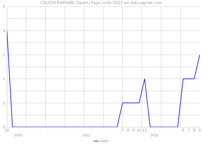 CAUCHI RAPHAEL (Spain) Page visits 2022 