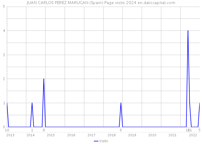 JUAN CARLOS PEREZ MARUGAN (Spain) Page visits 2024 