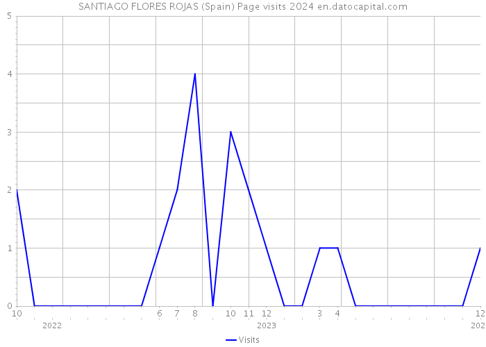 SANTIAGO FLORES ROJAS (Spain) Page visits 2024 