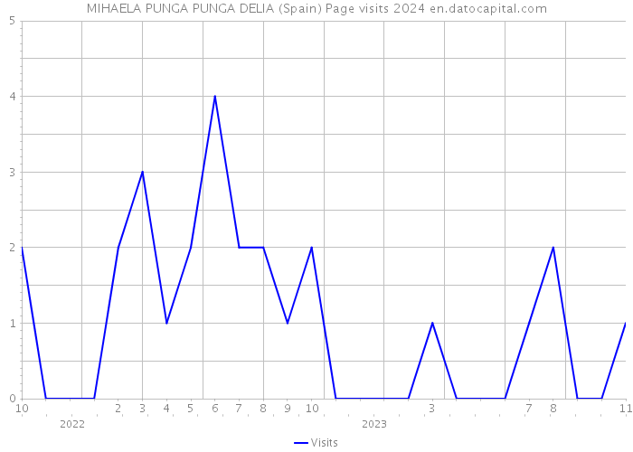 MIHAELA PUNGA PUNGA DELIA (Spain) Page visits 2024 