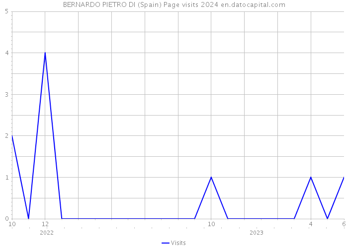 BERNARDO PIETRO DI (Spain) Page visits 2024 