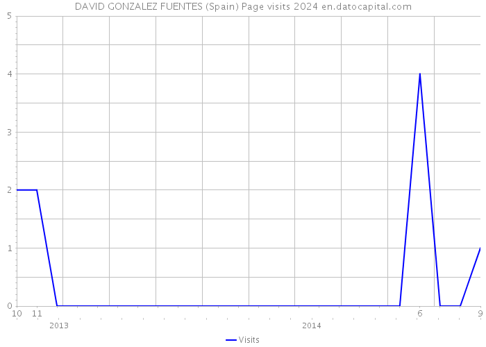 DAVID GONZALEZ FUENTES (Spain) Page visits 2024 