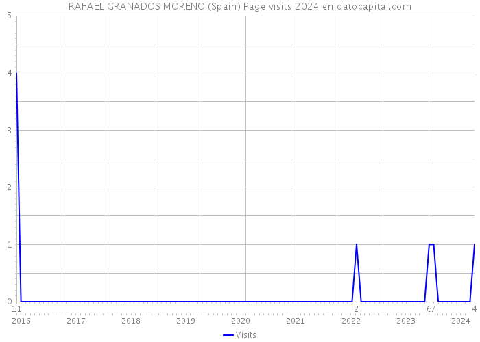 RAFAEL GRANADOS MORENO (Spain) Page visits 2024 