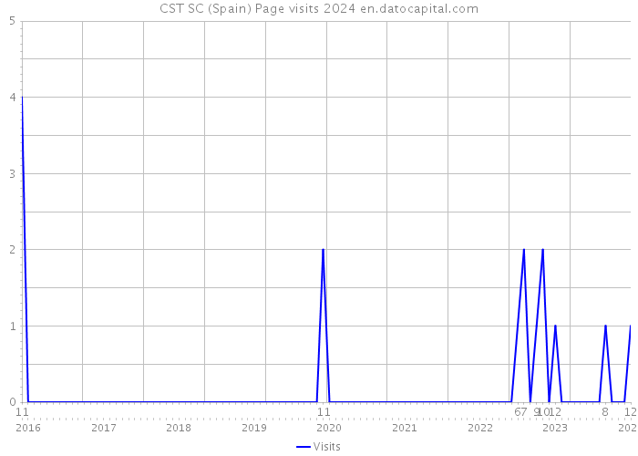 CST SC (Spain) Page visits 2024 