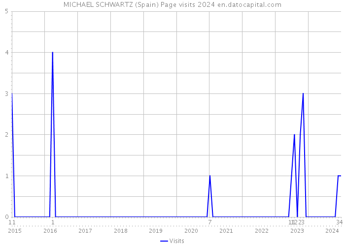 MICHAEL SCHWARTZ (Spain) Page visits 2024 