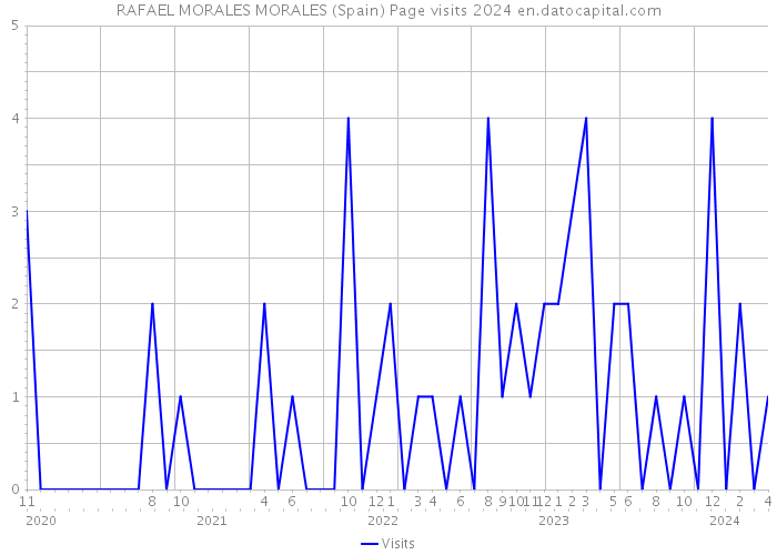 RAFAEL MORALES MORALES (Spain) Page visits 2024 