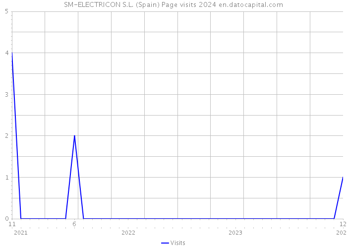 SM-ELECTRICON S.L. (Spain) Page visits 2024 