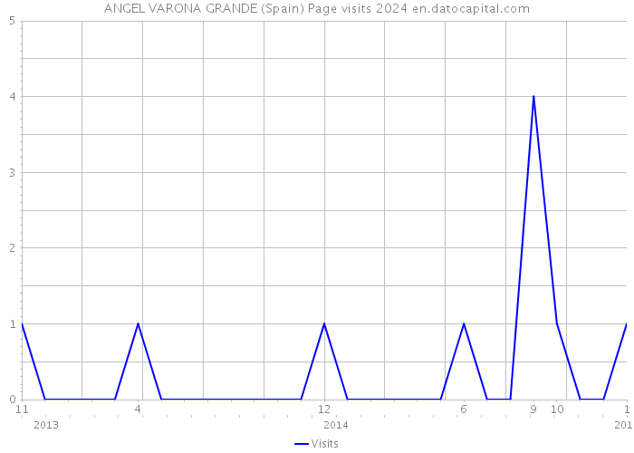 ANGEL VARONA GRANDE (Spain) Page visits 2024 
