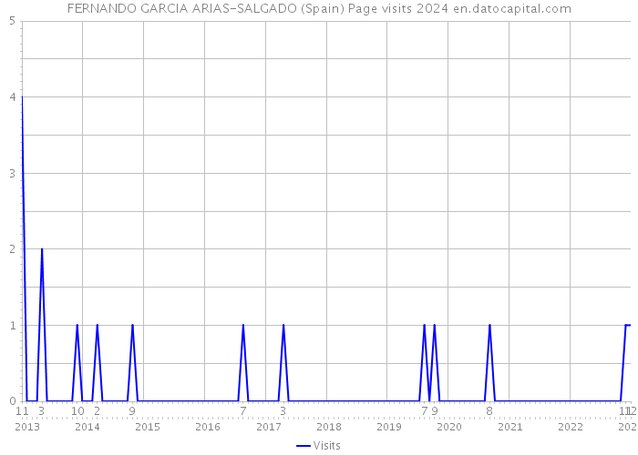 FERNANDO GARCIA ARIAS-SALGADO (Spain) Page visits 2024 