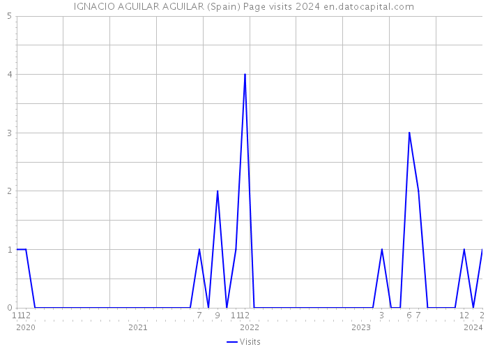 IGNACIO AGUILAR AGUILAR (Spain) Page visits 2024 