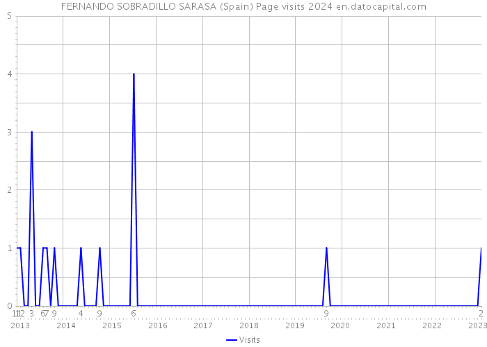 FERNANDO SOBRADILLO SARASA (Spain) Page visits 2024 