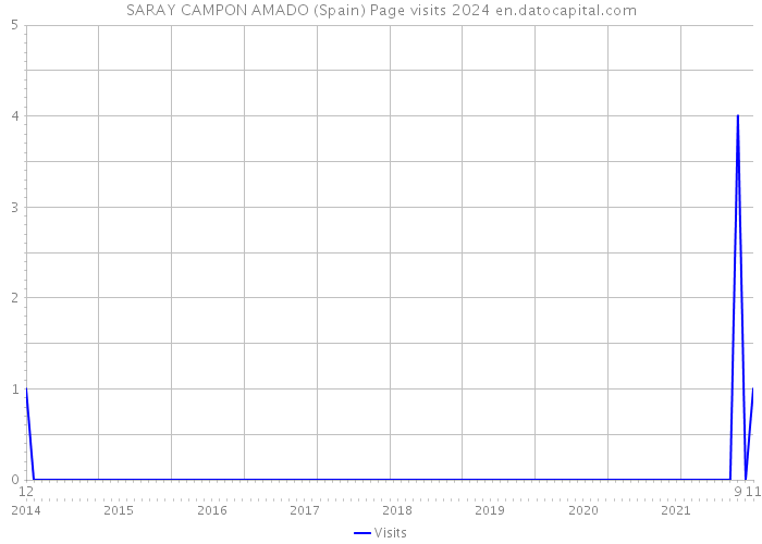 SARAY CAMPON AMADO (Spain) Page visits 2024 