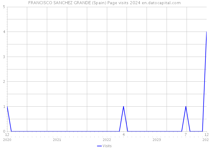 FRANCISCO SANCHEZ GRANDE (Spain) Page visits 2024 