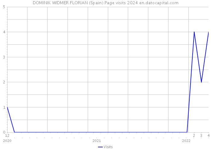 DOMINIK WIDMER FLORIAN (Spain) Page visits 2024 