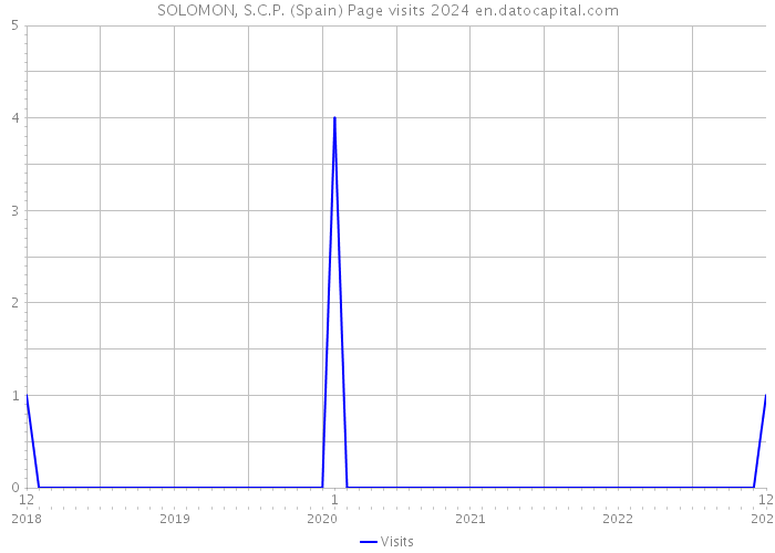 SOLOMON, S.C.P. (Spain) Page visits 2024 