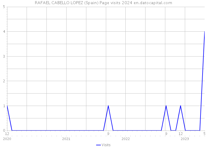 RAFAEL CABELLO LOPEZ (Spain) Page visits 2024 
