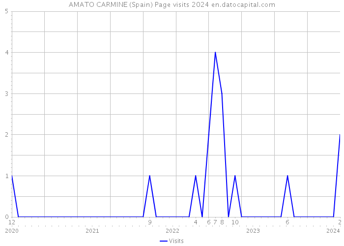 AMATO CARMINE (Spain) Page visits 2024 