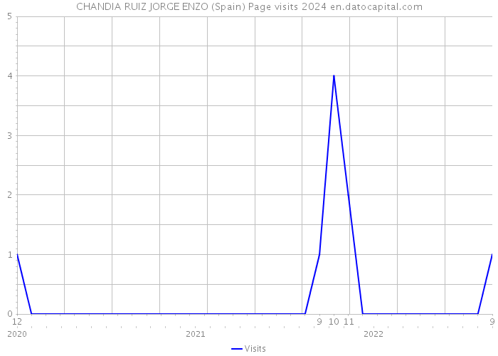 CHANDIA RUIZ JORGE ENZO (Spain) Page visits 2024 