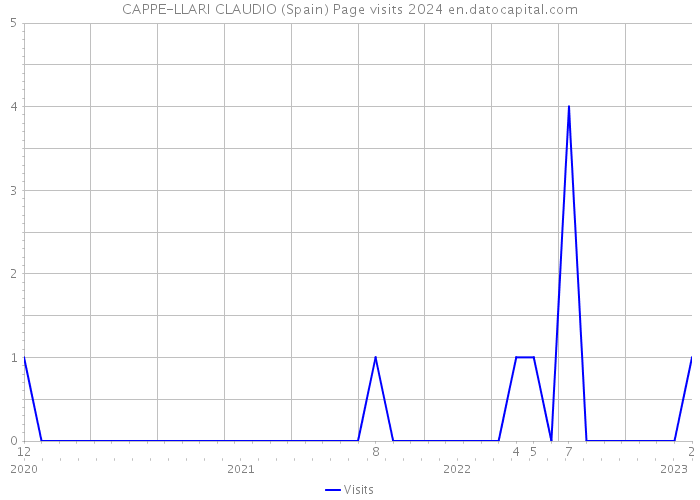 CAPPE-LLARI CLAUDIO (Spain) Page visits 2024 