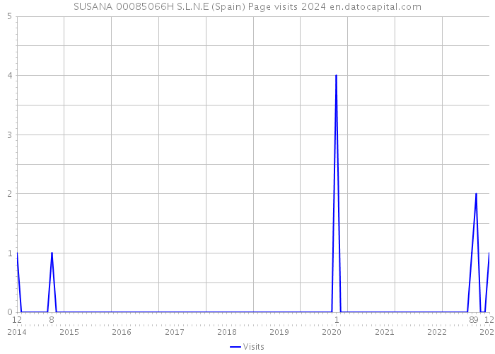 SUSANA 00085066H S.L.N.E (Spain) Page visits 2024 