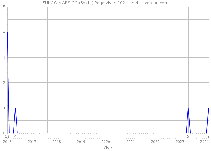 FULVIO MARSICO (Spain) Page visits 2024 