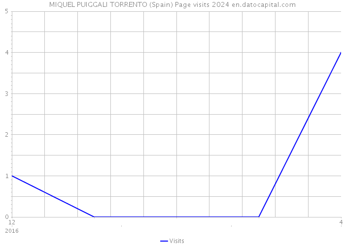 MIQUEL PUIGGALI TORRENTO (Spain) Page visits 2024 