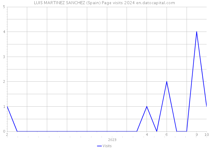 LUIS MARTINEZ SANCHEZ (Spain) Page visits 2024 