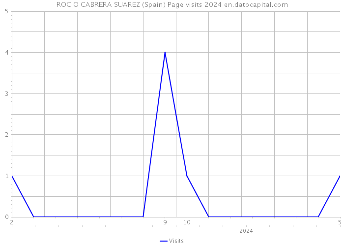 ROCIO CABRERA SUAREZ (Spain) Page visits 2024 