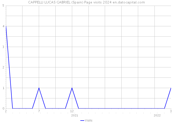 CAPPELLI LUCAS GABRIEL (Spain) Page visits 2024 