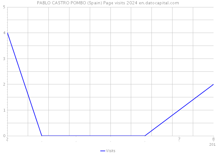 PABLO CASTRO POMBO (Spain) Page visits 2024 