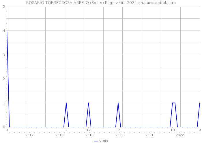 ROSARIO TORREGROSA ARBELO (Spain) Page visits 2024 