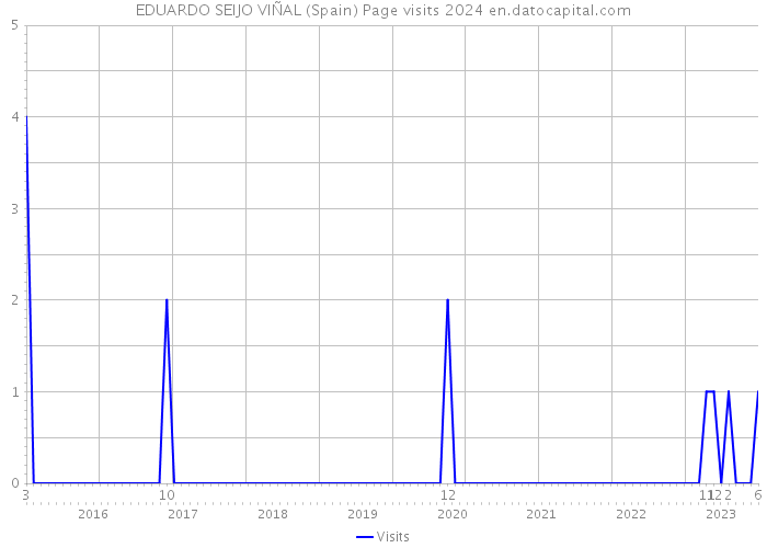 EDUARDO SEIJO VIÑAL (Spain) Page visits 2024 