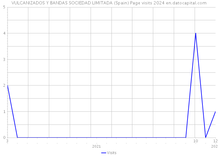 VULCANIZADOS Y BANDAS SOCIEDAD LIMITADA (Spain) Page visits 2024 