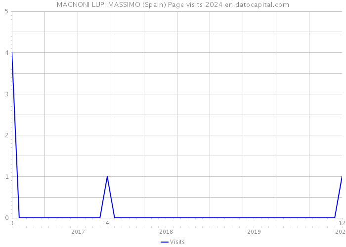MAGNONI LUPI MASSIMO (Spain) Page visits 2024 