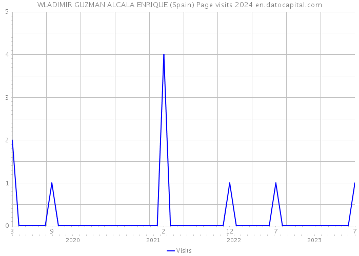 WLADIMIR GUZMAN ALCALA ENRIQUE (Spain) Page visits 2024 