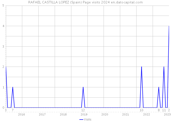 RAFAEL CASTILLA LOPEZ (Spain) Page visits 2024 