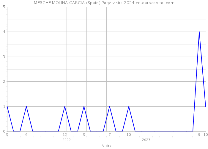 MERCHE MOLINA GARCIA (Spain) Page visits 2024 