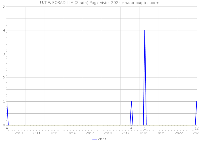 U.T.E. BOBADILLA (Spain) Page visits 2024 