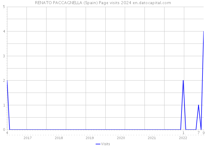 RENATO PACCAGNELLA (Spain) Page visits 2024 