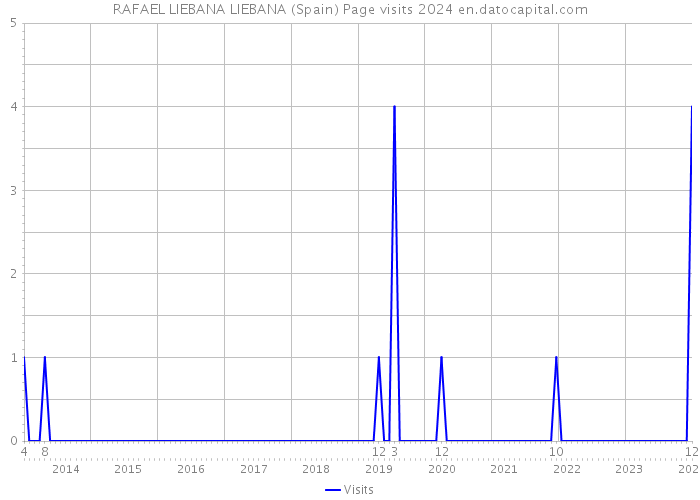 RAFAEL LIEBANA LIEBANA (Spain) Page visits 2024 